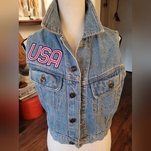 Vintage Warner Bros. Looney Tunes Denim Vest